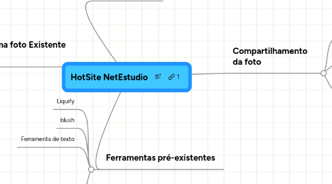 Mind Map: HotSite NetEstudio