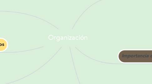 Mind Map: Organización