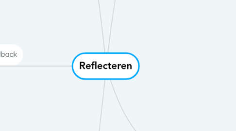 Mind Map: Reflecteren