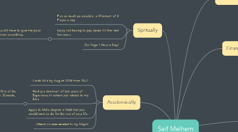 Mind Map: Saif Melhem
