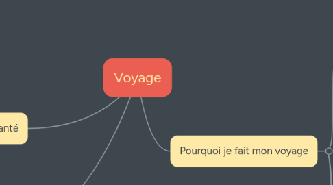 Mind Map: Voyage