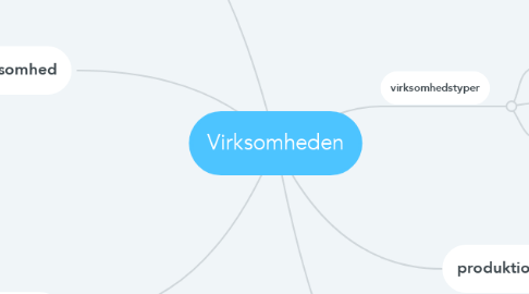 Mind Map: Virksomheden