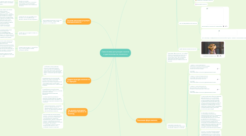 Mind Map: Смысловая регуляция жизни и деятельности личности