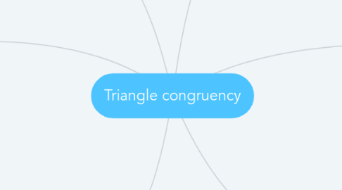 Mind Map: Triangle congruency