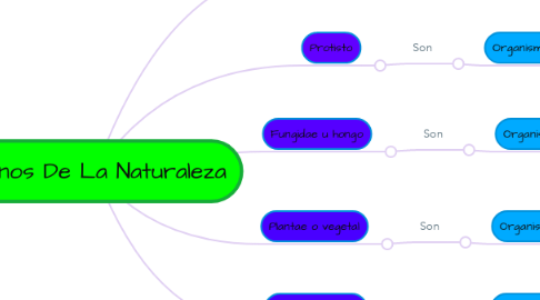 Mind Map: Reinos De La Naturaleza