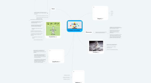 Mind Map: Enfoques Curriculares