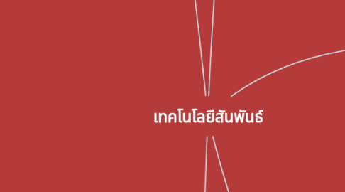 Mind Map: เทคโนโลยีสันพันธ์