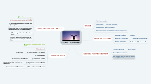 Mind Map: ESTUDO REVERSO