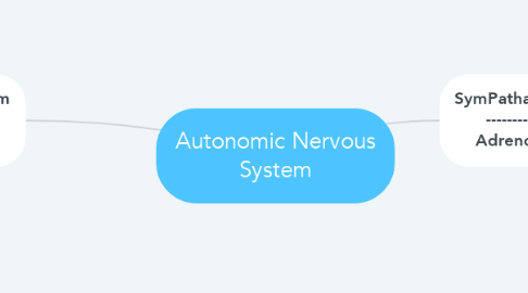 Mind Map: Autonomic Nervous System