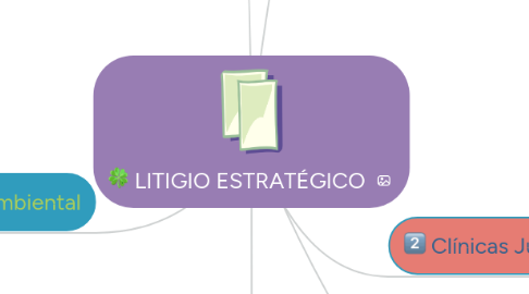 Mind Map: LITIGIO ESTRATÉGICO