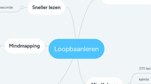 Mind Map: Loopbaanleren