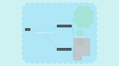 Mind Map: Моя новая ментальная карта