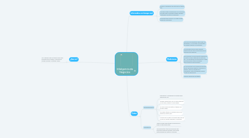 Mind Map: Inteligencia de Negocios