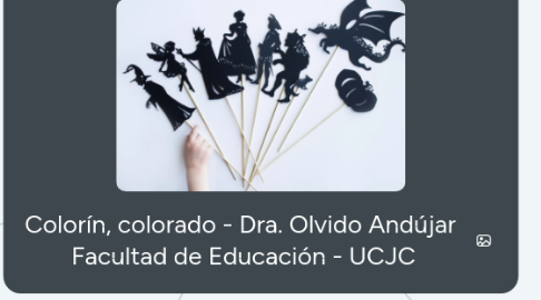 Mind Map: Colorín, colorado - Dra. Olvido Andújar Facultad de Educación - UCJC