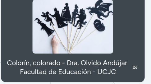 Mind Map: Colorín, colorado - Dra. Olvido Andújar  Facultad de Educación - UCJC