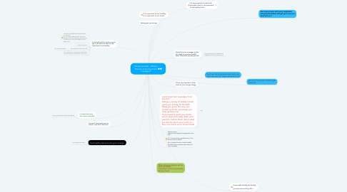 Mind Map: School Lunches - What is the two most important messages?