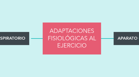 Mind Map: ADAPTACIONES FISIOLÓGICAS AL EJERCICIO