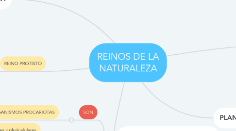 Mind Map: REINOS DE LA NATURALEZA