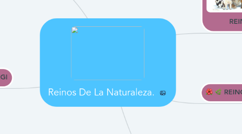 Mind Map: Reinos De La Naturaleza.