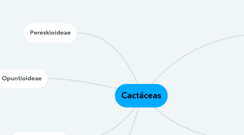 Mind Map: Cactáceas