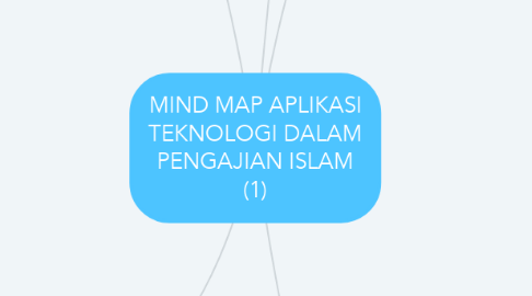 Mind Map: MIND MAP APLIKASI TEKNOLOGI DALAM PENGAJIAN ISLAM (1)