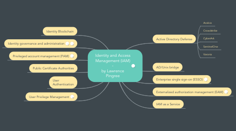 Mind Map: Identity and Access Management (IAM)