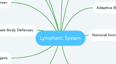 Mind Map: Lymphatic System
