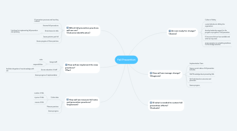 Mind Map: Fall Prevention