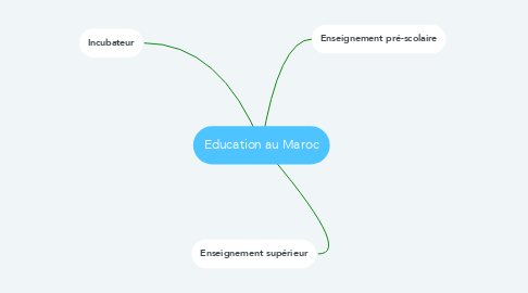 Mind Map: Education au Maroc