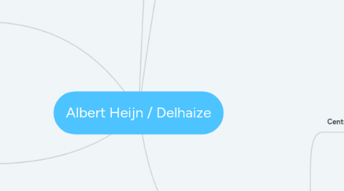 Mind Map: Albert Heijn / Delhaize