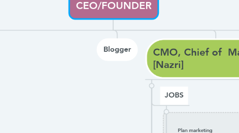 Mind Map: CEO/FOUNDER