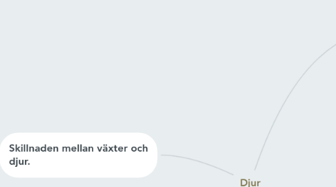 Mind Map: Djur