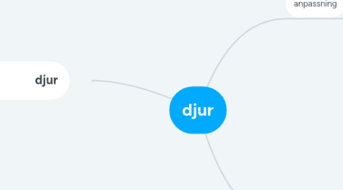 Mind Map: djur