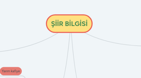 Mind Map: ŞİİR BİLGİSİ