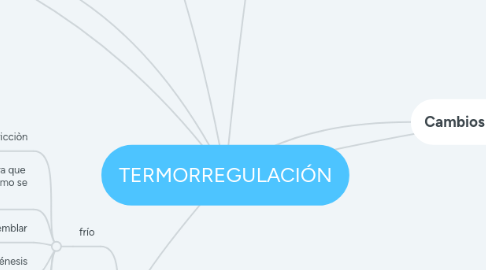 Mind Map: TERMORREGULACIÓN