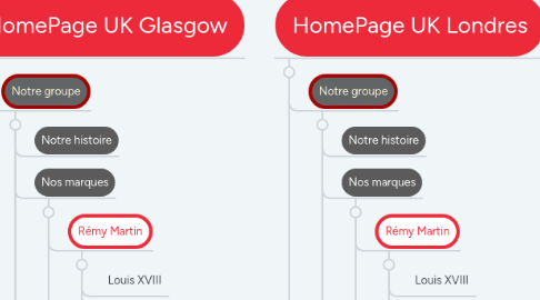 Mind Map: Intranet Rémy Cointreau