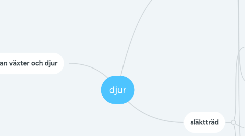 Mind Map: djur