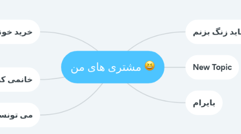 Mind Map: مشتری های من